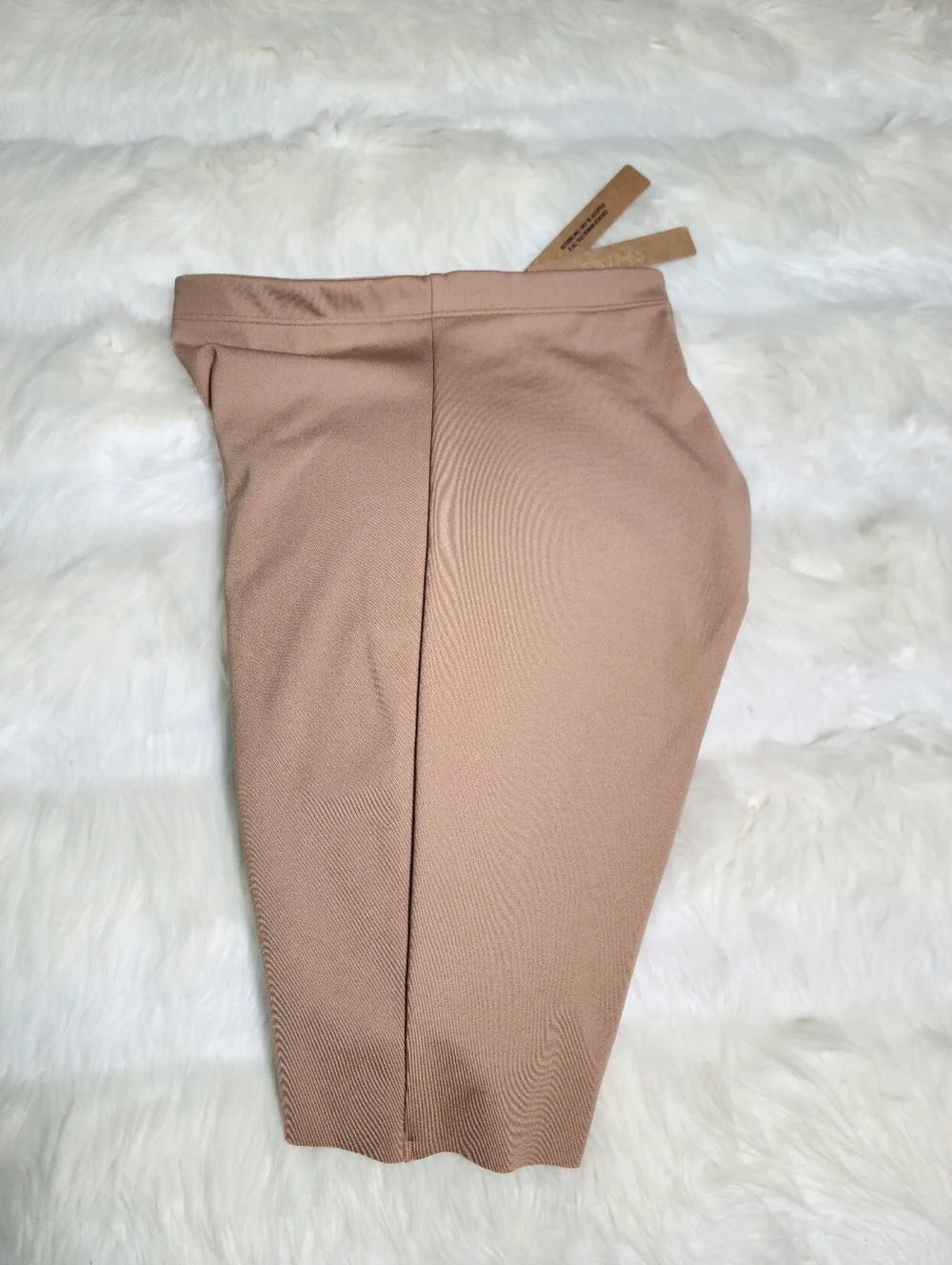 SKIMS Body Hip Shaping Mid Thigh Short Tan Brown Sienna Women XS NEW